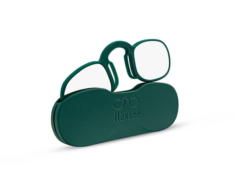 Flexsee Mint Green Round Gravity Ready Reading Glasses Power 2.5 - Image 4