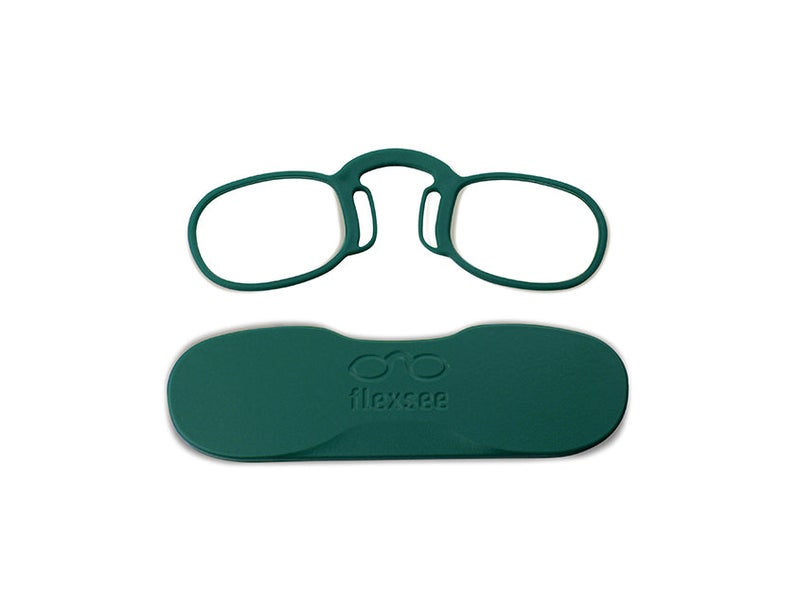 Flexsee Mint Green Round Gravity Ready Reading Glasses Power 2.5 - Image 1