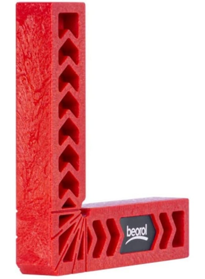 Beorol مشبك تحديد الزاوية اليمنى بزاوية 90 درجة من بيو رول - حامل مسطرة على شكل حرف L - 200x200 مم - لوابس200x200 - Image 3