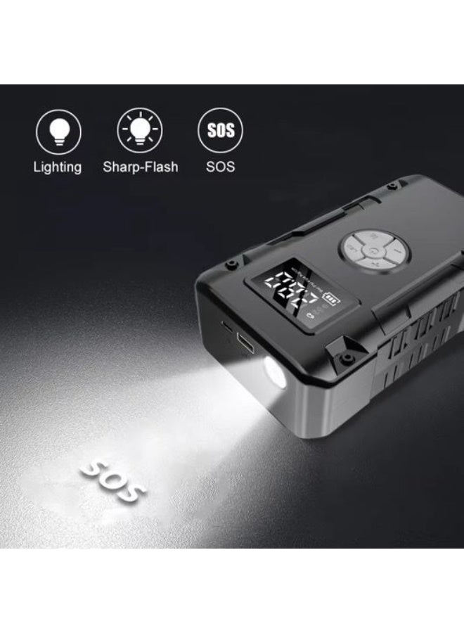 جهاز تشغيل سيارات متعدد الوظائف – مضخة هواء 150PSI وبنك طاقة محمول - Image 4