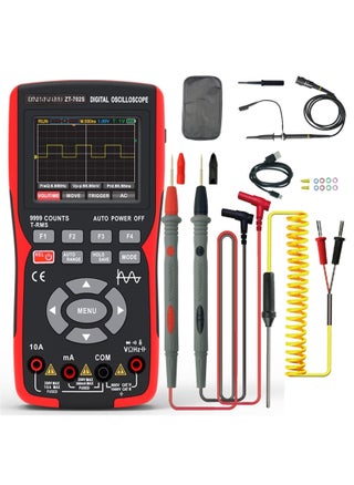 2 in 1 Oscilloscope Multimeter with 2.8 Inch IPS Display,9999 Counts, Single Channel 10MHZ Bandwidth,48MSa/s High Real-time Sampling Rate,±400V Input Voltage, Measures Ohm Volt Tester - pzsku/ZDE104D0E9B52112652CDZ/45/_/1734490811/1f4602e4-363b-4710-919f-fda4ed003e72