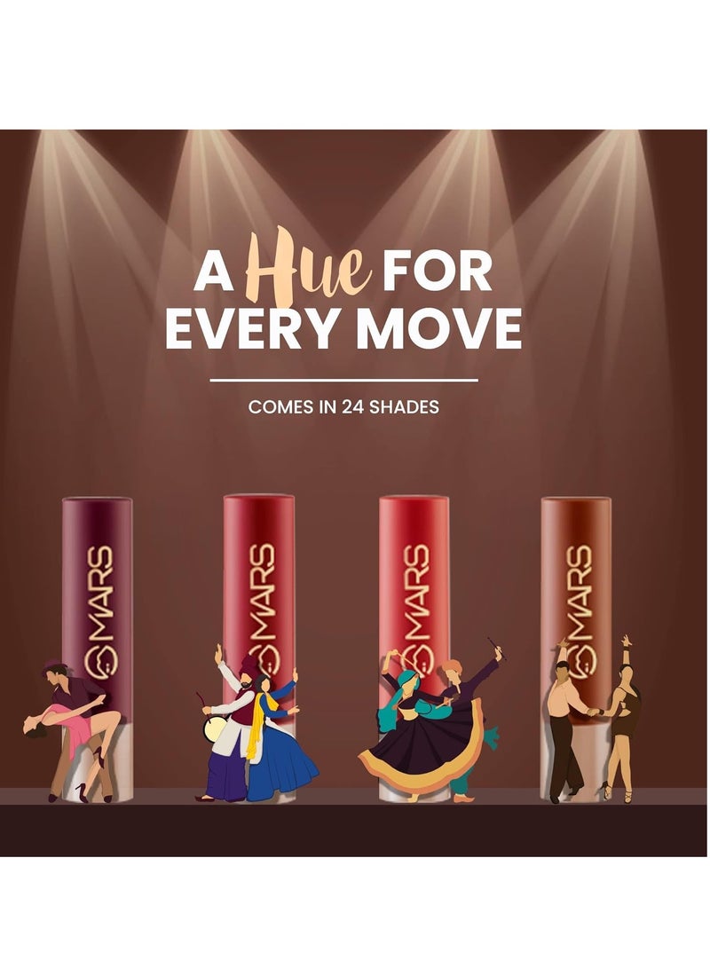 MARS Creamy Matte Long Lasting Lipstick 3.2 gm 08 Hip Hop - Image 2