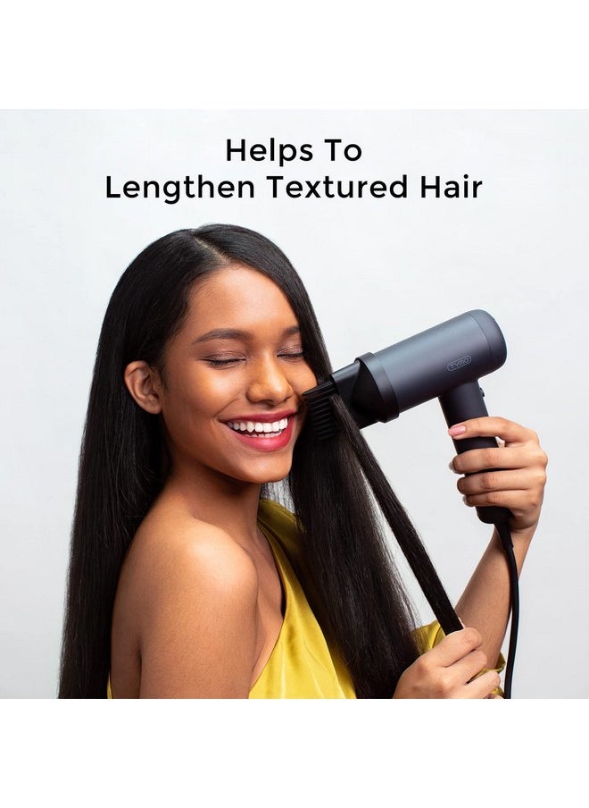 TYMO Hair Comb Attachment Compatible For Airhype Lite Dryer Magnetic Nozzle For Detangling Lengthening Textured Hair And Efficient Styling  - Image 5