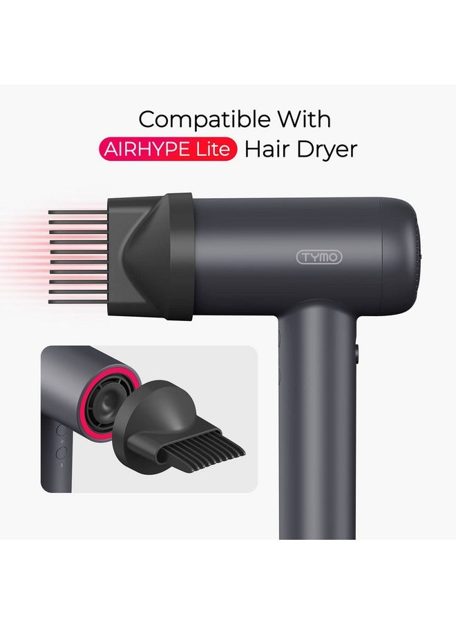 TYMO Hair Comb Attachment Compatible For Airhype Lite Dryer Magnetic Nozzle For Detangling Lengthening Textured Hair And Efficient Styling  - Image 4
