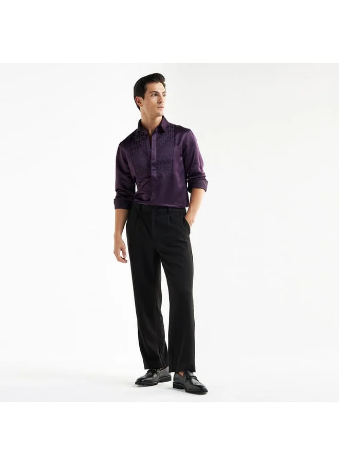 FAV Dress Shirt with Embroidered Bib