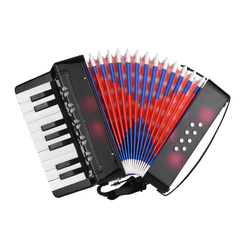 Music Toy: Accordion With Adjustable Strap, Eco-Friendly High Quality Material - Enhances Musical Talent, Improves Rhythm Sense For Future Musicians, Child Development - Image 3