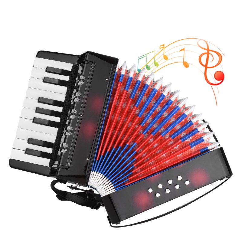 Music Toy: Accordion With Adjustable Strap, Eco-Friendly High Quality Material - Enhances Musical Talent, Improves Rhythm Sense For Future Musicians, Child Development - Image 4
