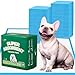 IMMCUTE Puppy Pads 22x23 100 Count  6Layer LeakProof  Super Absorbent Dog Training Pads  Disposable Potty Pads for Puppies Dogs Cats  Rabbits  Blue  White - Image 2
