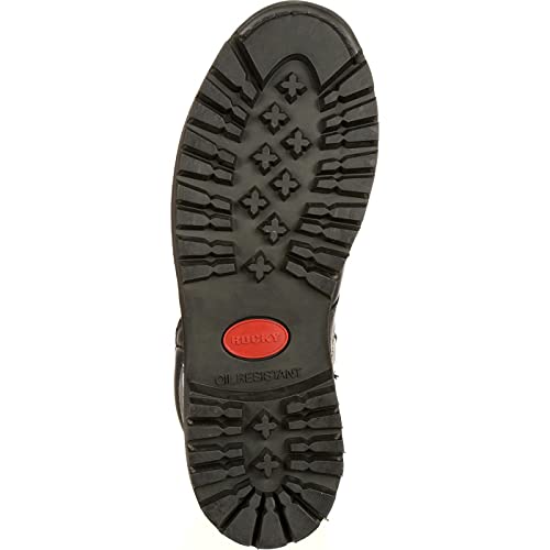 ROCKY Side Zipper Jump Boot, Black, Size 7(ME) - Image 3