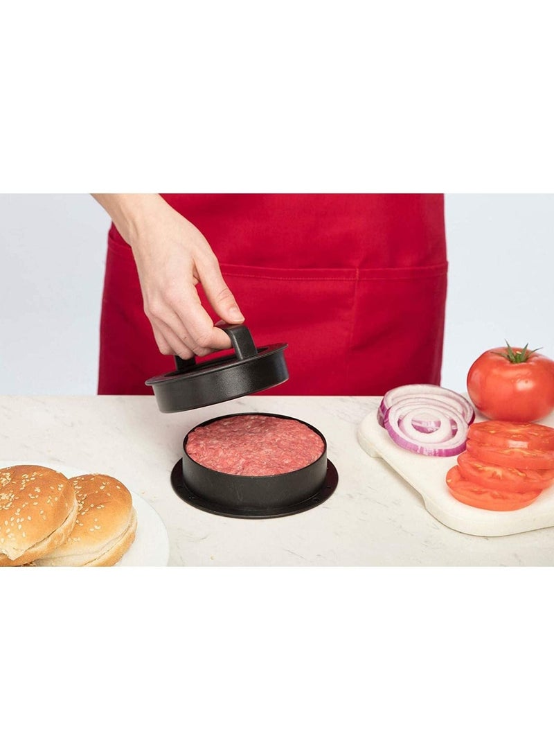 Mixed Hamburger Press Tool Kitchen Cookware Black  - Image 3