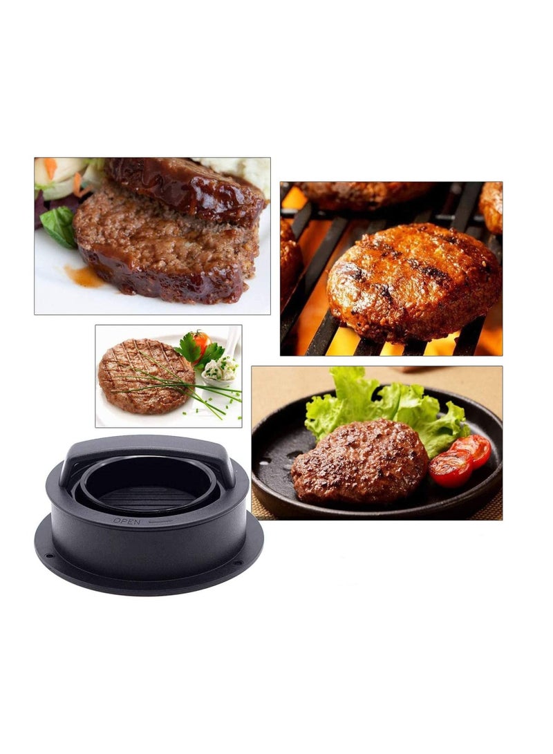 Mixed Hamburger Press Tool Kitchen Cookware Black  - Image 5