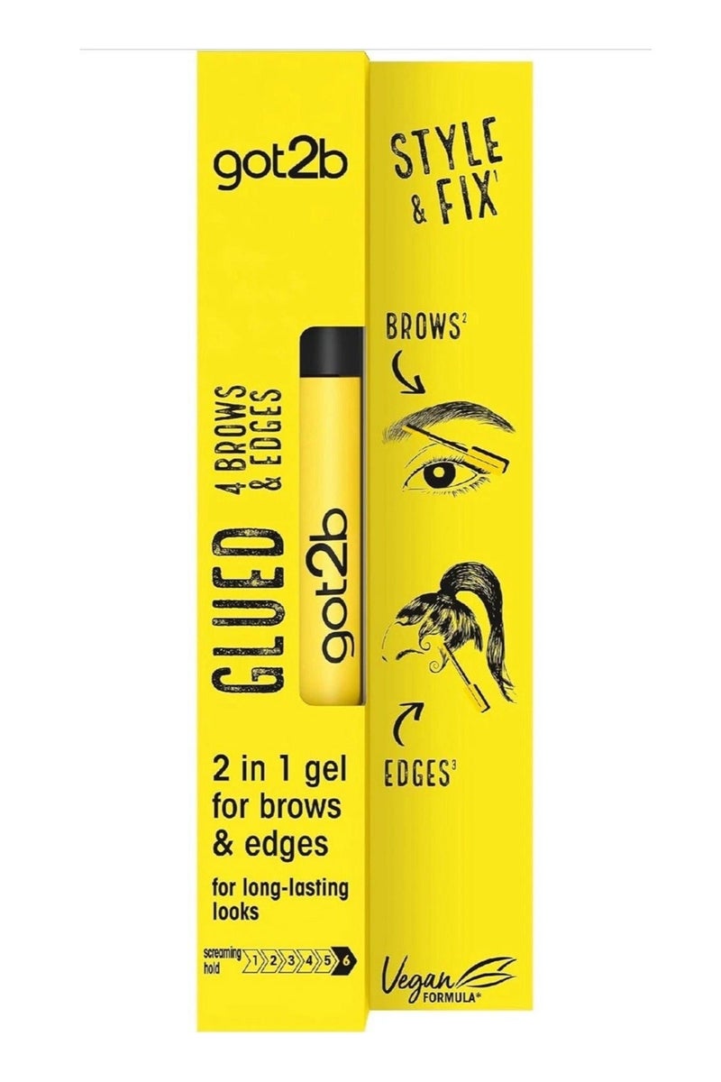 Got2b Glued For Brows And Edges 2 in 1 Wand Eyebrow Gel 16 ml - Image 1