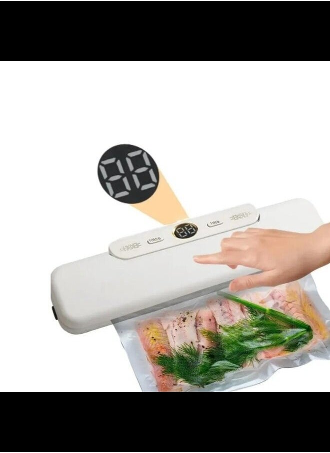 Denx Vacuum Machine With Automatic Shut-Off System For Food Preservation With Built-In Slicer  - Image 1