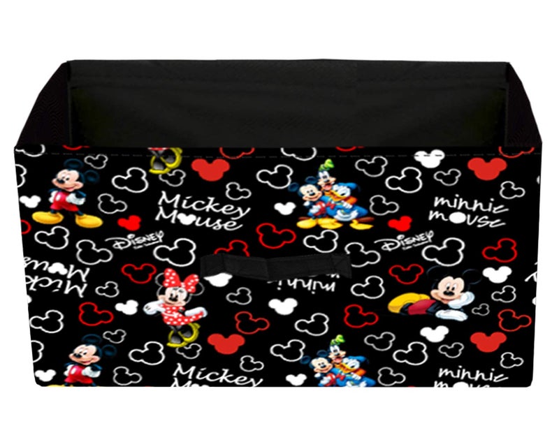 Kuber Industries Disney Mickey Print Non Woven Fabric 2Replacement Rectangular Drawer Metallic Floral Print Non Woven Fabric Standard Drawer Storage Cloth Organizer Unit - Image 4