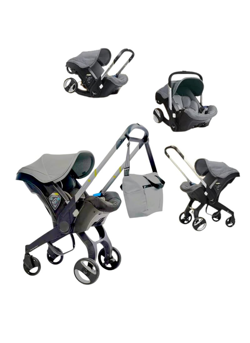 Everything For Kids Baby Stroller with 2 Organizer Bag Lightweight Foldable Multi-Function 4-In-1 Two Way Pushable from Birth to 3 Years Old  - Image 1