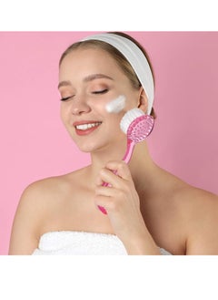 Patelai 6 Pieces Facial Cleansing Brush Soft Bristle Facial Brush Scrub Exfoliating Facial Brush with Acrylic Handle, Face Wash Scrub Exfoliator Brush for Face Care Makeup Skincare Removal  - Image 3