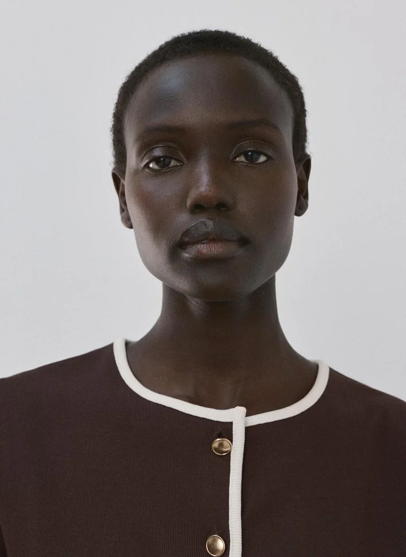 MANGO  Buttoned cotton T-shirt for Women | Best Price UAE