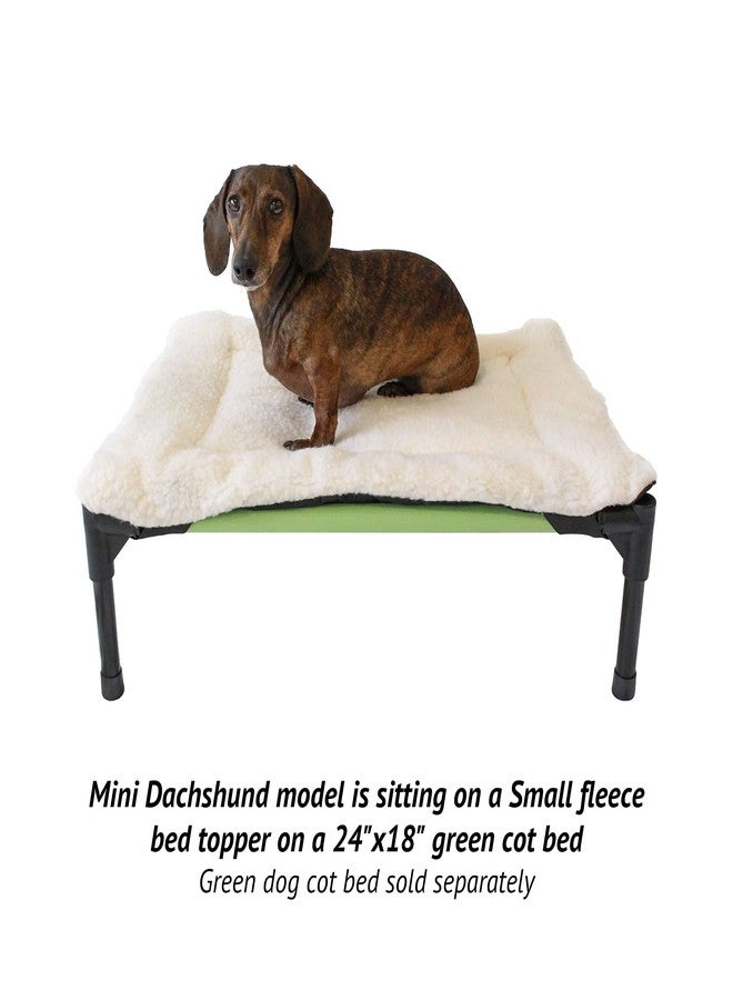 Midlee Fleece Dog Bed Topper for Dog Cot Beds (Large) - Image 3