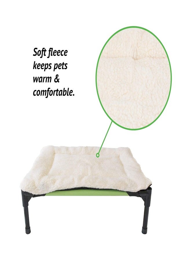 Midlee Fleece Dog Bed Topper for Dog Cot Beds (Large) - Image 4