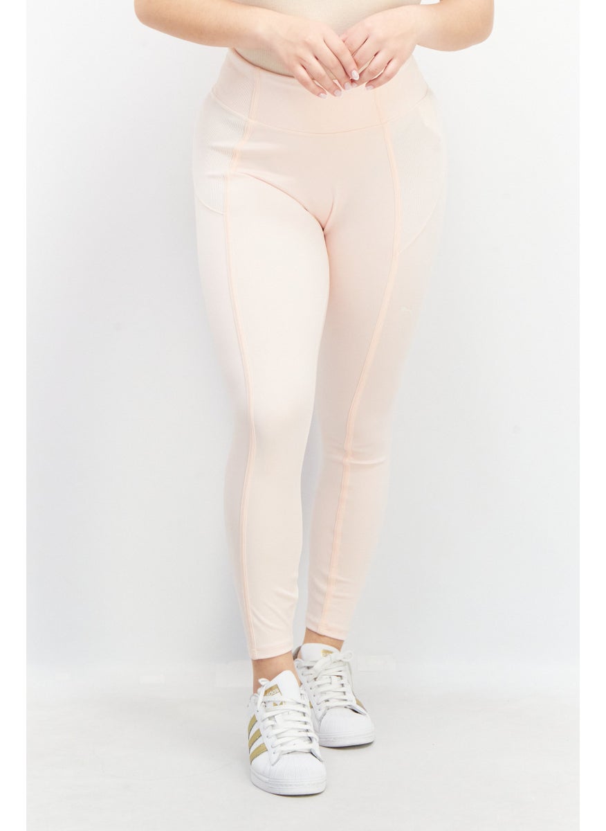 PUMA Women Sportswear Fit Brand Logo Training Leggings, Pink  - Image 1