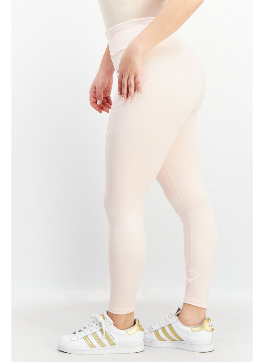 PUMA Women Sportswear Fit Brand Logo Training Leggings, Pink  - Image 2
