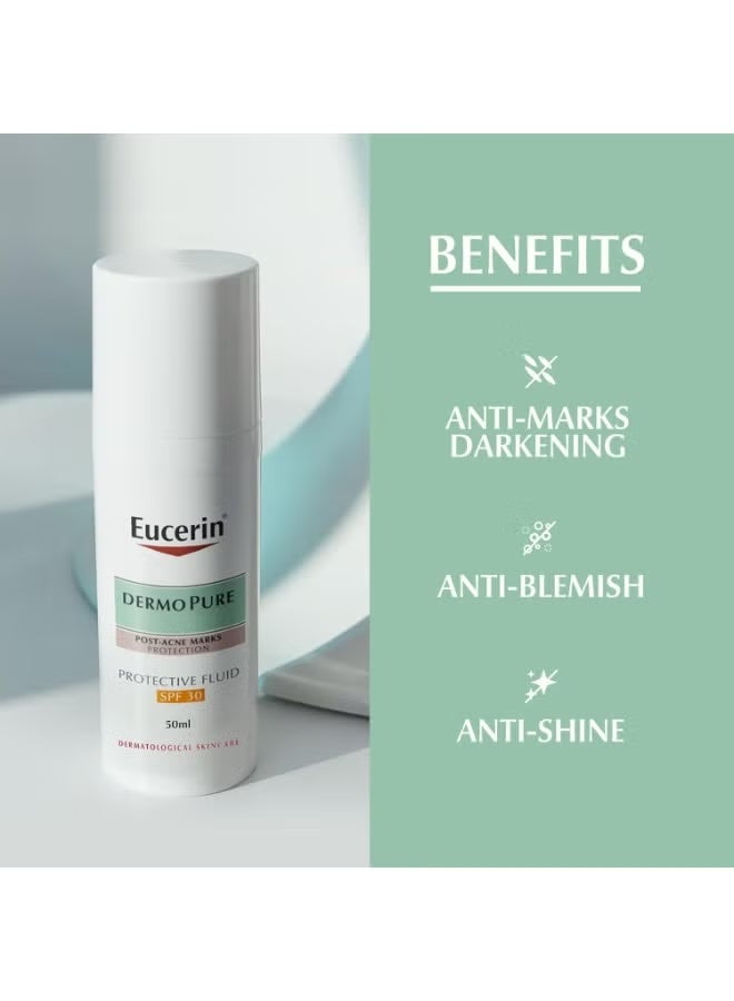 يوسيرين ديرموبيوريفير سر البشرة الصافية والمطفية بدون آثار حب الشباب وحماية SPF 30 - 50 مل - Image 4