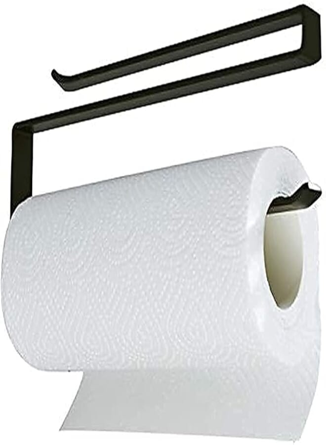 Dime Store Paper Holder - Under Cabinet & Over The Door Kitchen Roll & Toilet Paper Holder