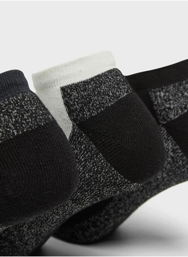 كابا 3 Pack Logo Ankle Socks
