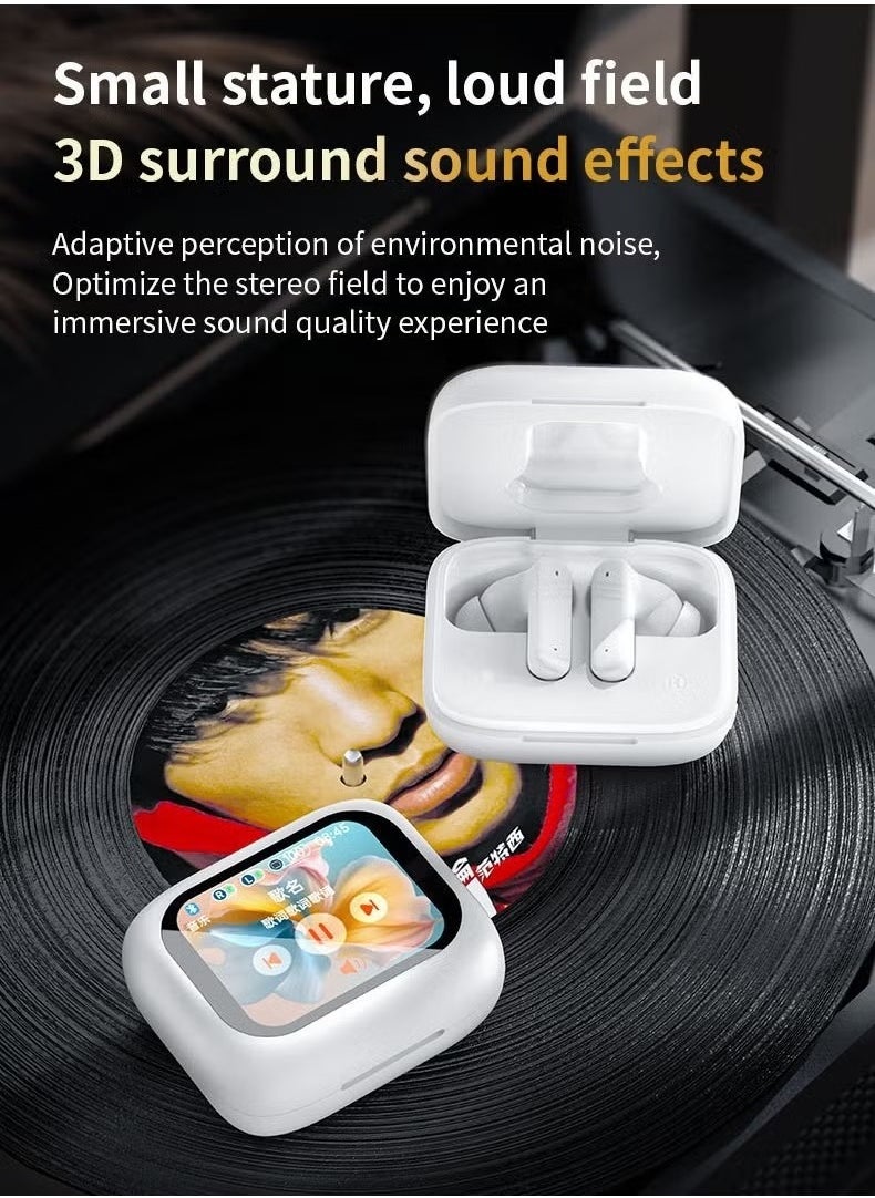 Generic - A70 TWS Wireless Earbuds, Earphones with Mic, Touch LCD Power Display, Active Noise Cancellation, Waterproof for Sports and Gaming Headset, Compatible for Android and iOS - Image 1