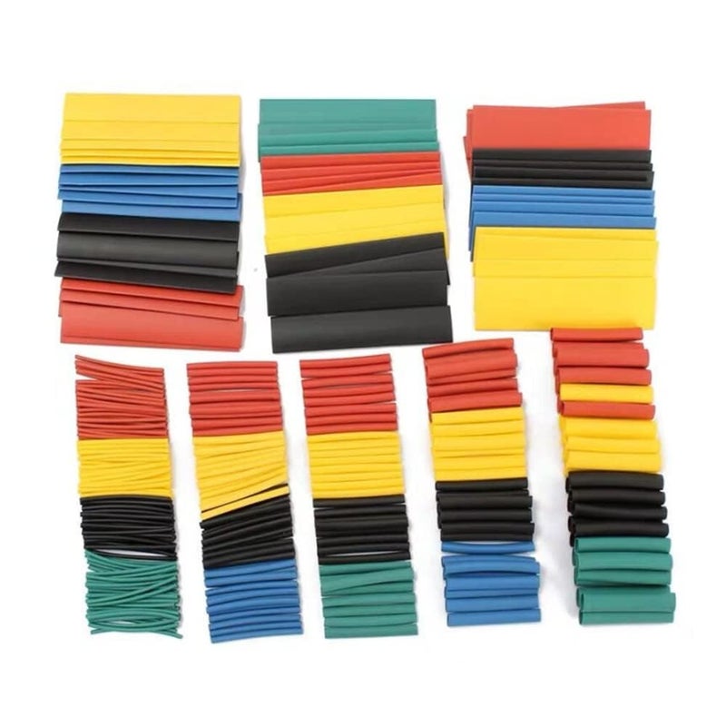 RNA STORE - Heat Shrink Tubing Kit - 164 Pcs - Multicolor - Wire Management - CORD_MANAGEMENT_COVER - Electrical Insulation - Cable Wrap Tube - Image 4