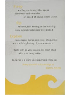 TAZO Tazo Herbal Infusion Tea-Calm Chamomile (Decaf), 20 Filter Bags  - Image 2