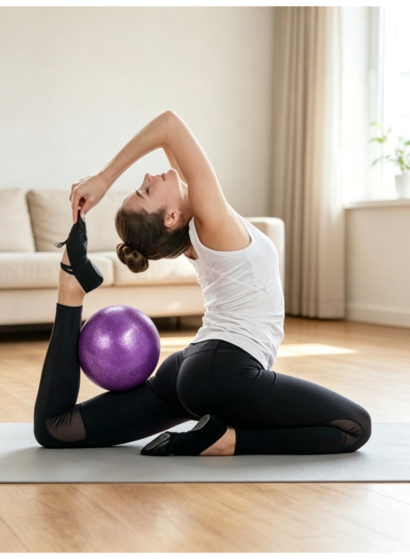 jaexest 1 Pcs Exercise Balls Thicken Explosion-proof Pilates Ball, Mini 18 cm (7.1 inch)  Yoga Ball, Suitable for Body Shaping, Sensory Balance Training - Image 3