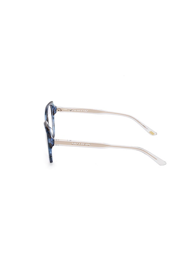 SKECHERS Women's's Cat Eye Eyeglass Frames Turquoise/Horn SKECHERS SE5006008753 53 mm - Image 2