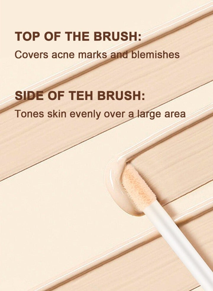 OCHEAL Highlighting and Brightening Concealer Moisturizing and Nourishing Skin Without Drying Conceals Acne Scars Dark Circles Dark Spots Tattoo Brighten Skin Tone Foundation Cream Stick Natural 02 - Image 2