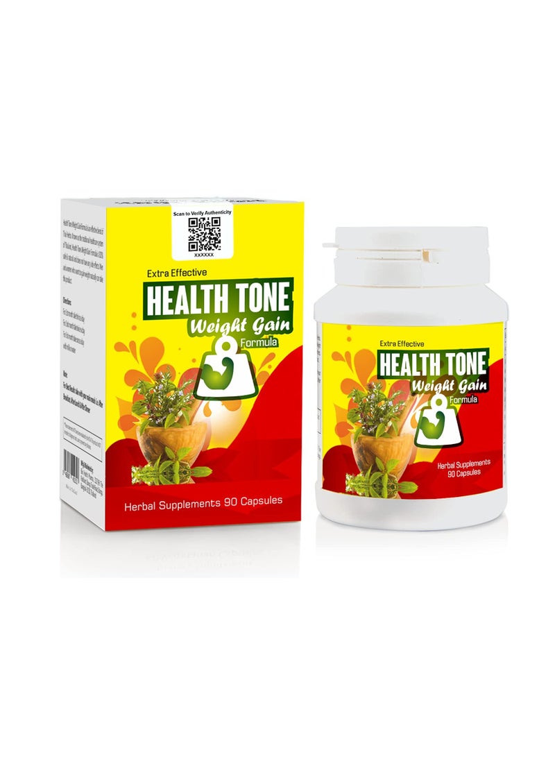 Health Tone Extra Effective Weight Gain Capsules - 90 Capsules - Image 1