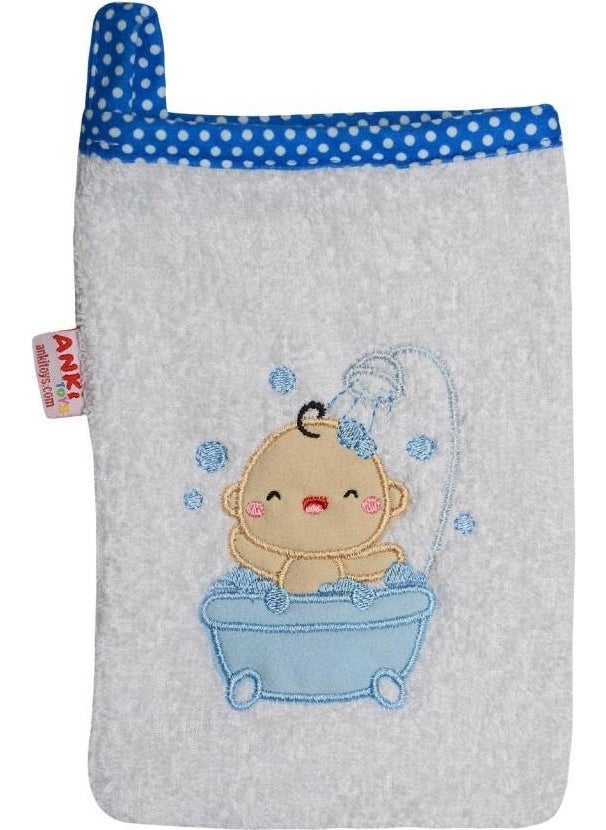 Anki Toys Cute Baby Washcloth & Washcloth Blue 