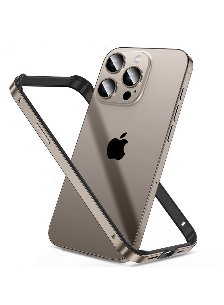 Anna Straight Edge Corner Drop-Proof Aluminum Alloy Metal Frame Case for Apple iPhone - Image 2