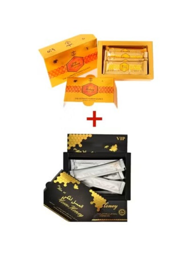 Original royal + vip Malaysia Sachets-honey - vip - 12*20g jam-majun - 3 Pcs