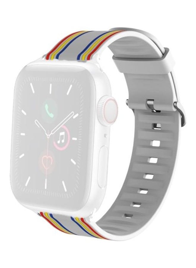 NIBEMINENT Replaceable Watch Strap 17 For Apple Series 7 45mm/6 & SE 5 4 44mm/3 2 1 42mm Multicolour - Image 1
