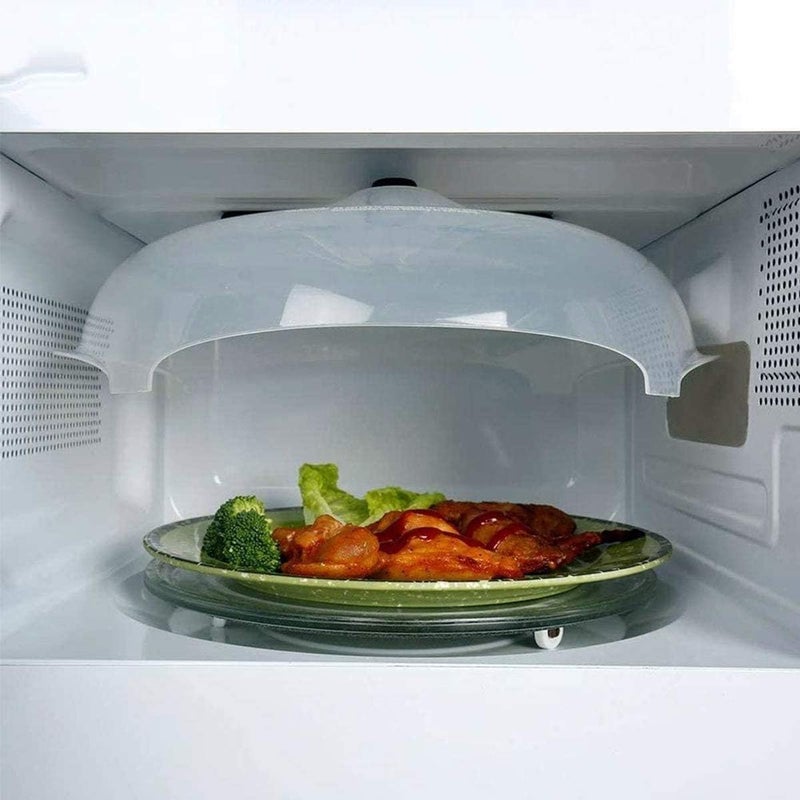 Microwave Plate Cover with Magnet, Microwave Cover Hover Magnetic Splatter Guard Lid with Steam Vent Adsorbed Function, BPA Free - Image 5