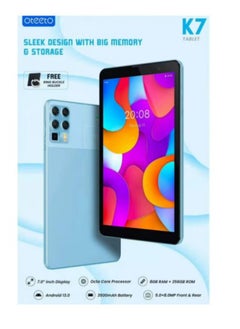 Oteeto Oteeto K7 smart 7.0 Inch Display Android Tablet With 8GB RAM 256 GB ROM 3500 mAh Battery  - Image 2