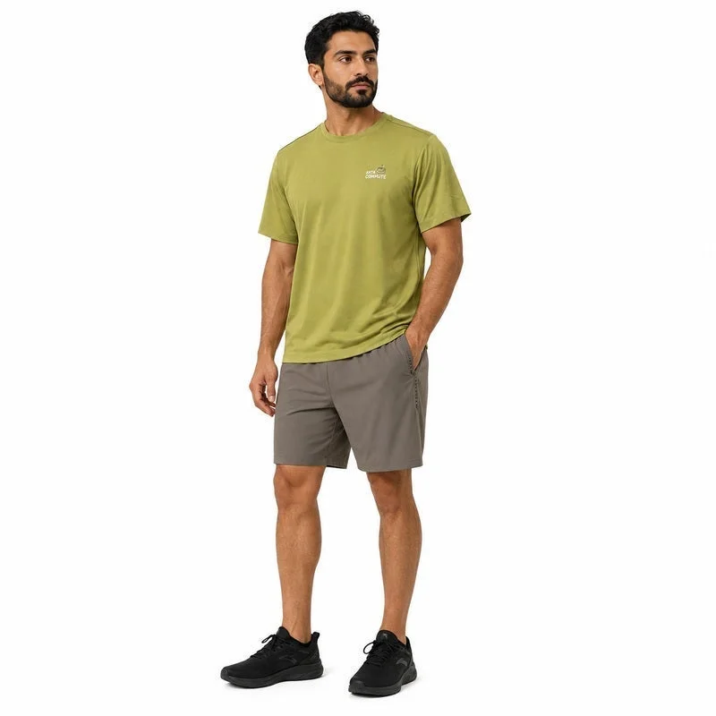 Anta green TRN Men's Knit Shorts for Men | Best Price UAE
