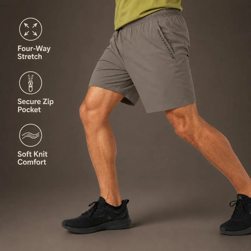 Anta green TRN Men's Knit Shorts for Men | Best Price UAE