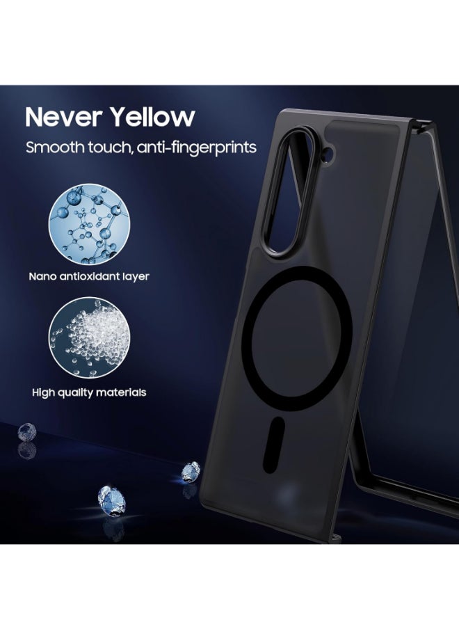 Protect PROTECT Fume Magnetic Phone Case for Samsung Galaxy Z Fold 6 | Black, Premium Protection, Sleek Design, Wireless Charging Compatible – Model: FMSFLD6BLK  - Image 5
