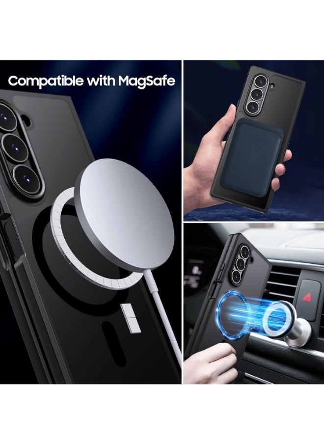 Protect PROTECT Fume Magnetic Phone Case for Samsung Galaxy Z Fold 6 | Black, Premium Protection, Sleek Design, Wireless Charging Compatible – Model: FMSFLD6BLK  - Image 3