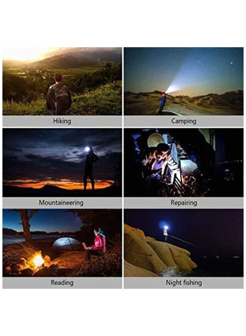 BLOOMING TIME Rechargeable LED Flashlight Head Lamp for Camping - Image 4