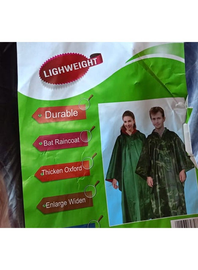 إيه جي دي معطف واق من المطر خفيف الوزن متعدد الاستخدامات مزود بغطاء رأس (أزرق) - Image 3