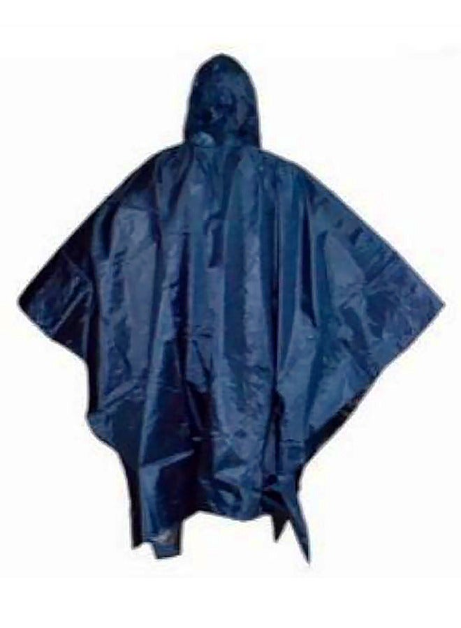 إيه جي دي معطف واق من المطر خفيف الوزن متعدد الاستخدامات مزود بغطاء رأس (أزرق) - Image 1