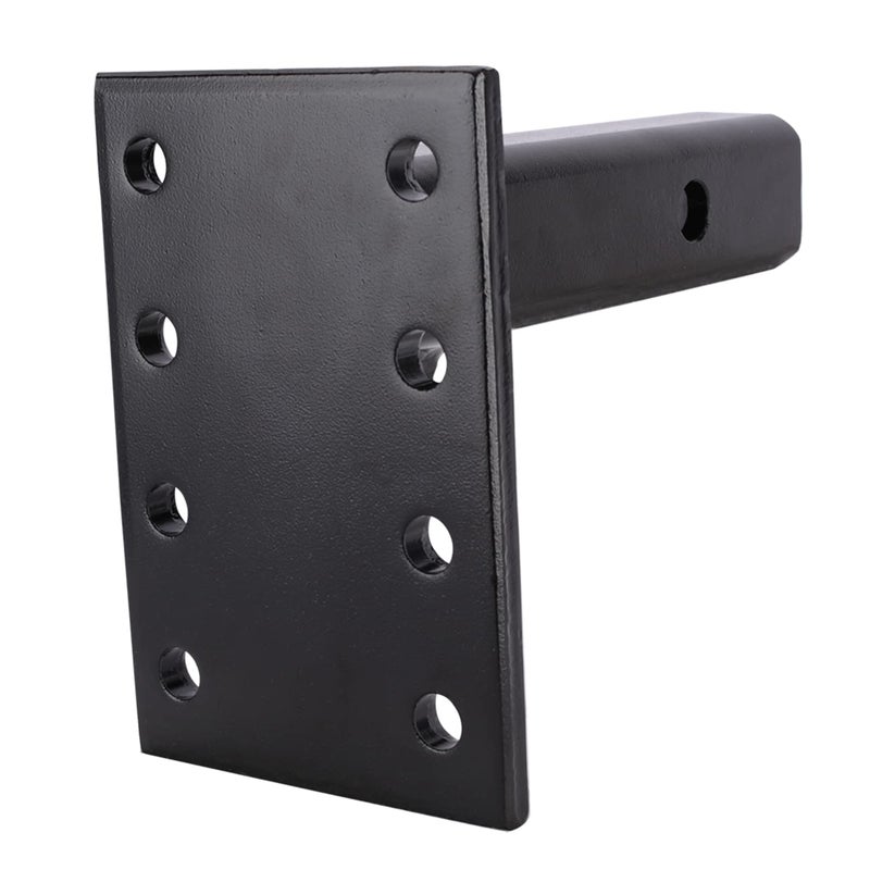 ANGCOSY 3-Position Pintle Mount for 2" Hitch Receiver, 10,000 lbs, 9-Inch Length, Black - Image 1