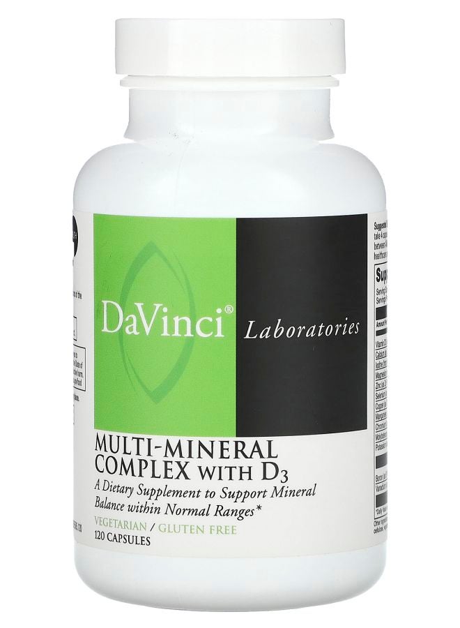 DaVinci Laboratories Multi-Mineral Complex with D3 120 Capsules - Image 1